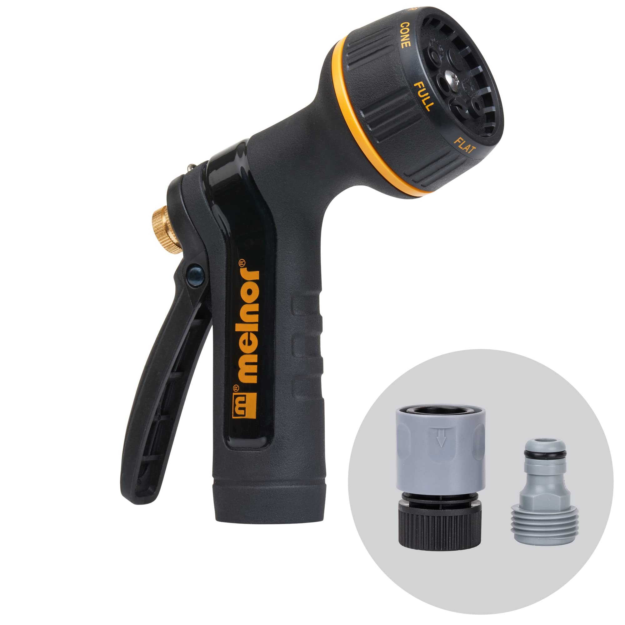 Amazon.com : Melnor 65143AMZ Nozzle Bundle, Black, Yellow : Patio